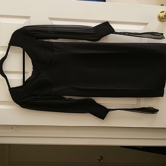 Wolford Dresses & Skirts - Wolford women's spandex black dress, with see thru sleeves, size S. Black